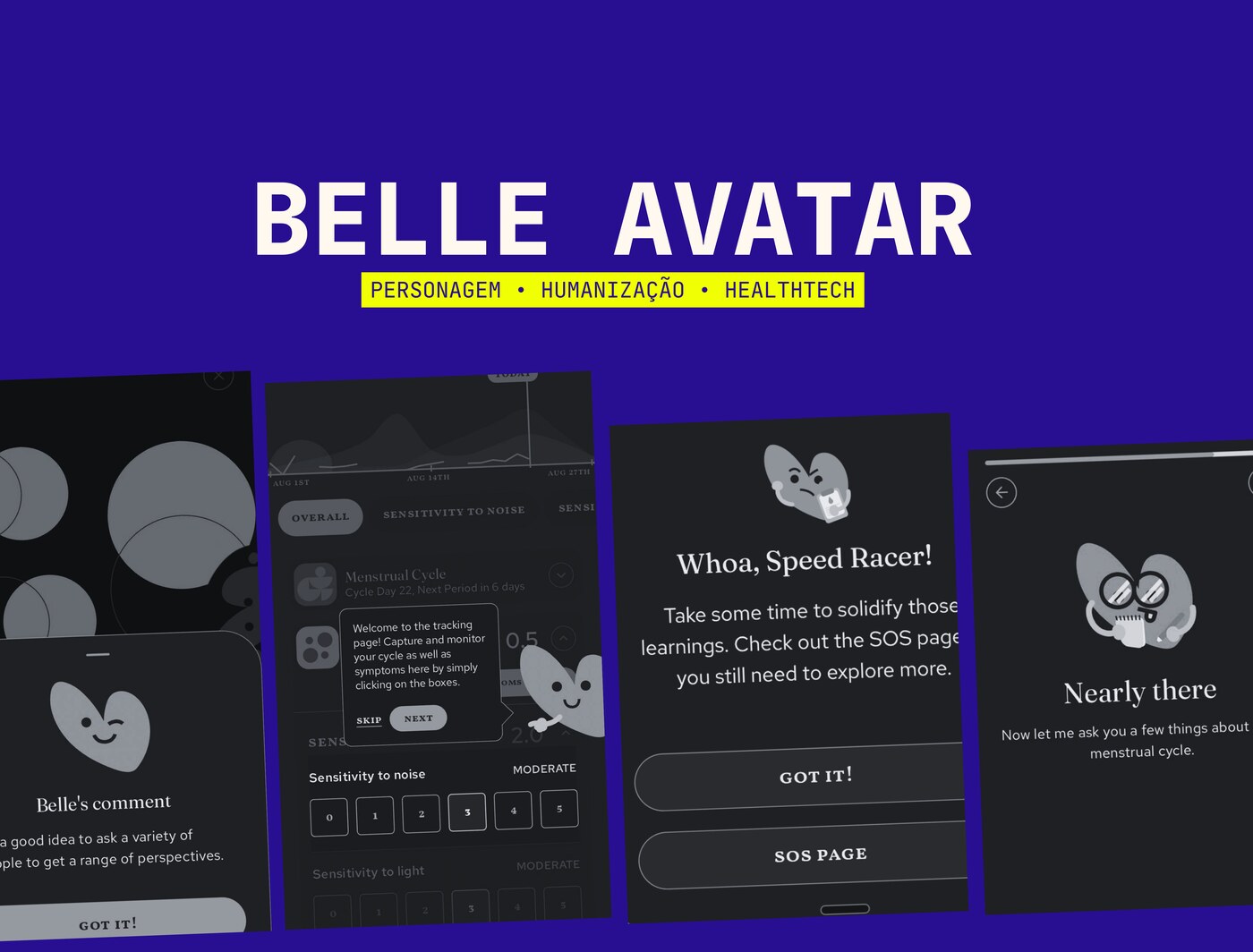 Capa do case Avatar Belle