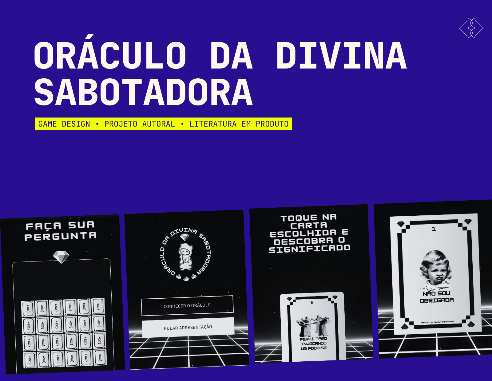 Capa do case Oráculo da Divina Sabotadora